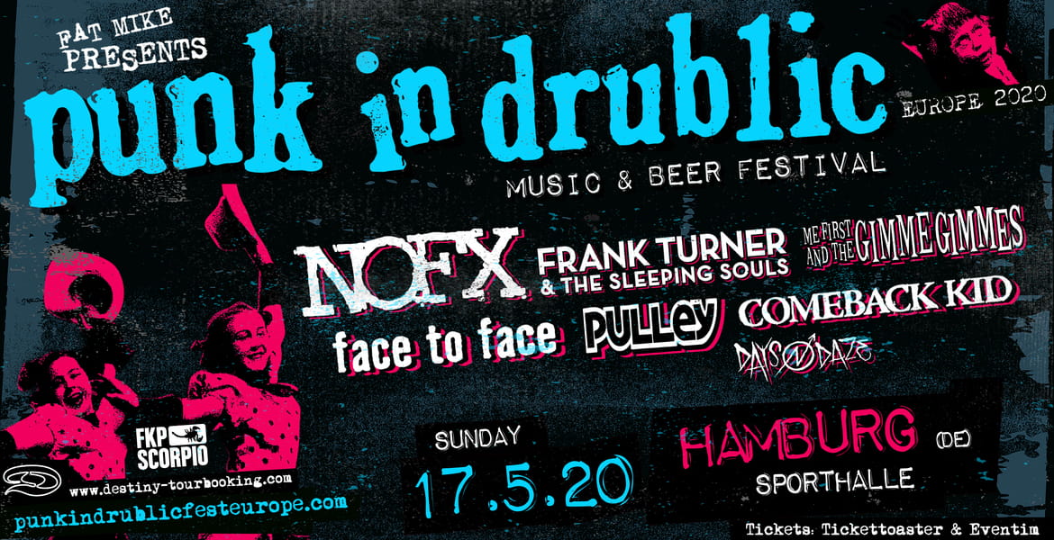 Tickets PUNK IN DRUBLIC, music & beer festival in Hamburg